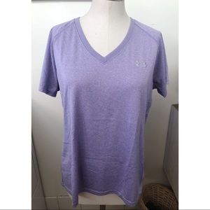 Under Armour Semi Fitted Heat Gear V neck tee